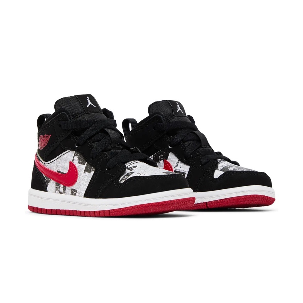 Air Jordan 1 Mid SE TD 'Newspaper Air Times'